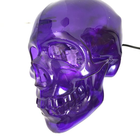 SKULL STROBE Translucent Strobe LITE F/X  Halloween Prop VTG - Picture 12 of 15